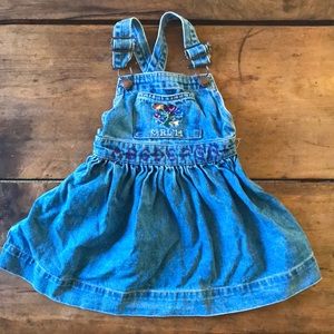 Ralph Lauren Embroidered Denim Dress